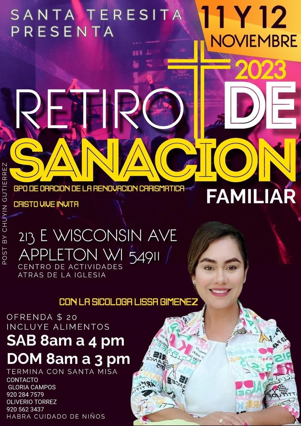 Retiro de Sanación Familiar St. Therese/Green Bay Appleton, WI